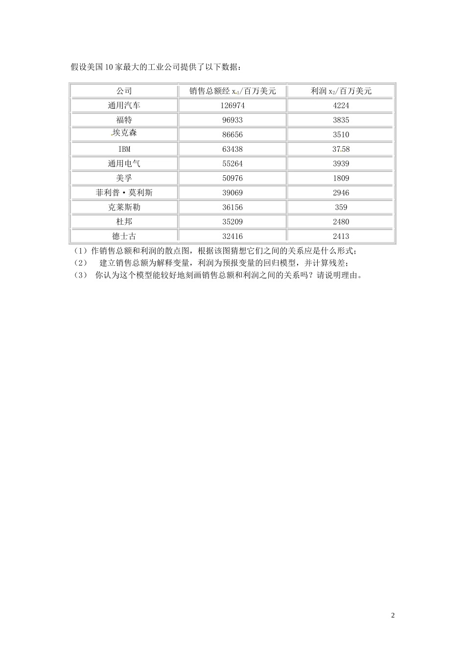 2014高中数学（教案+课内预习学案+课内探究学案+课后练习与提高）1.1.2回归分析的基本思想及其初步应用 新人教A版选修1-2_第2页