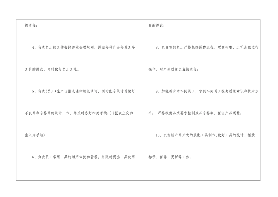 车间主任岗位职责15篇_第2页