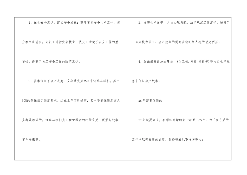 车间主管年终总结_第2页