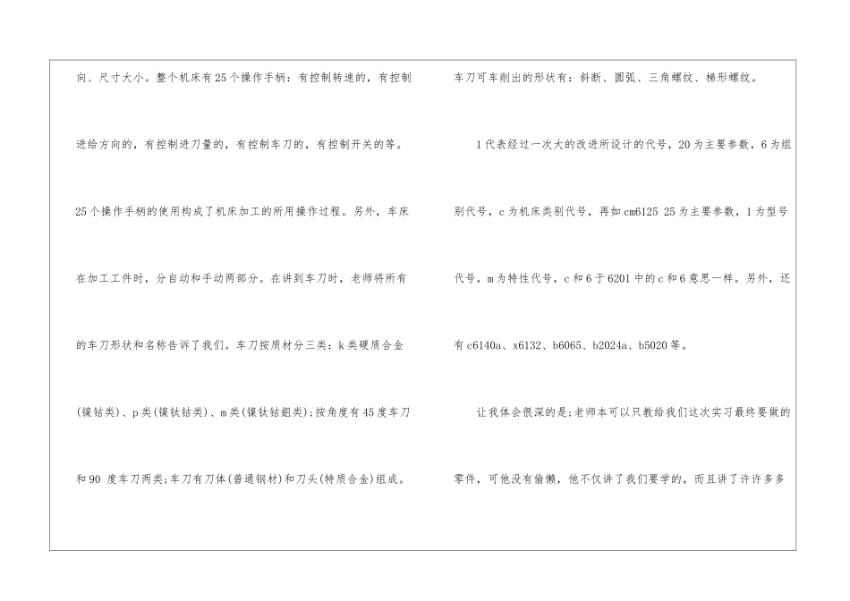车间工人实习报告_第2页