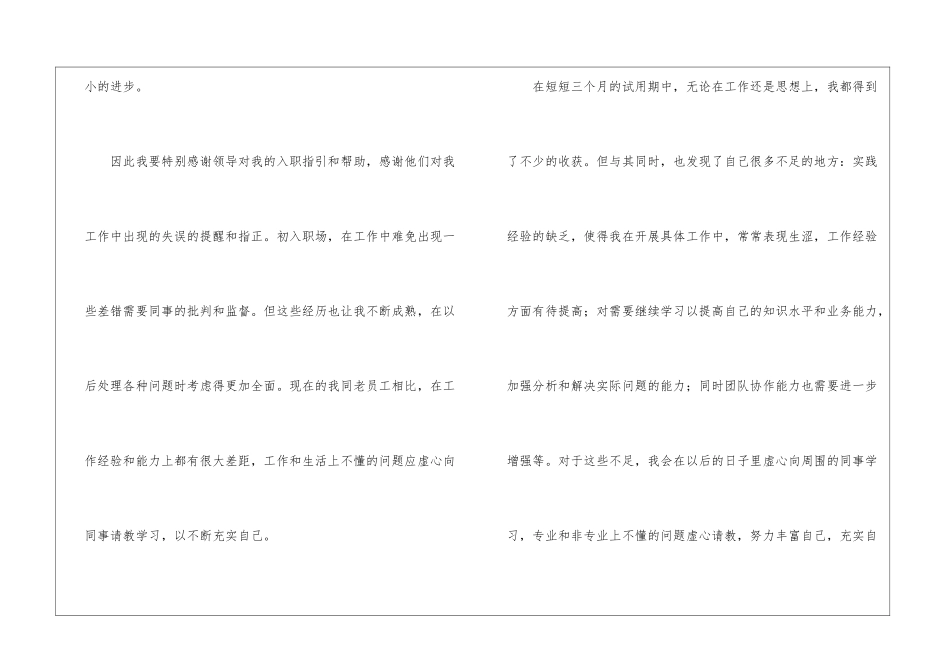转正工作总结模板10篇_第3页