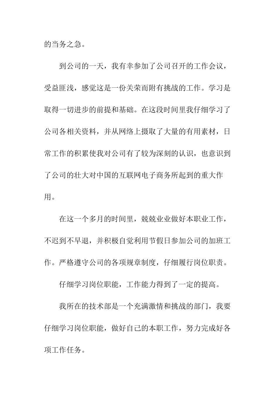 转正工作报告_第2页