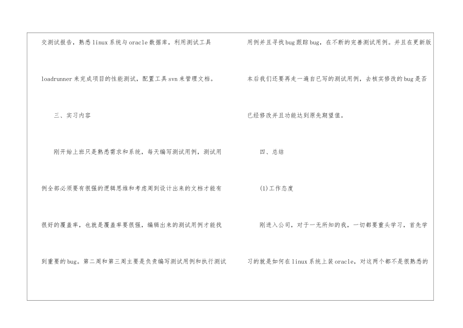 软件测试工程师顶岗实习报告_第2页