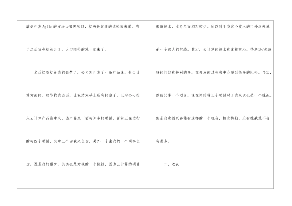 软件项目经理年终总结_第2页