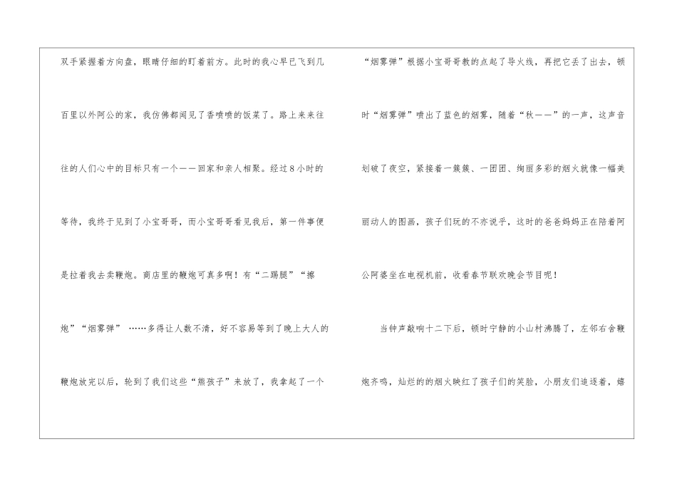 过年的日记集合5篇_第2页