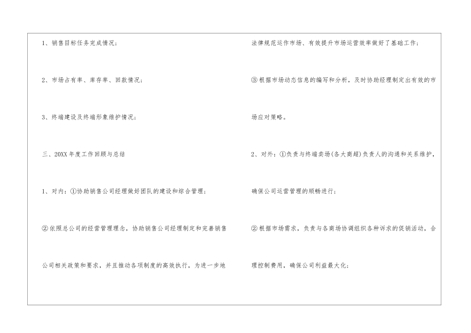 运营助理年终工作总结_第2页