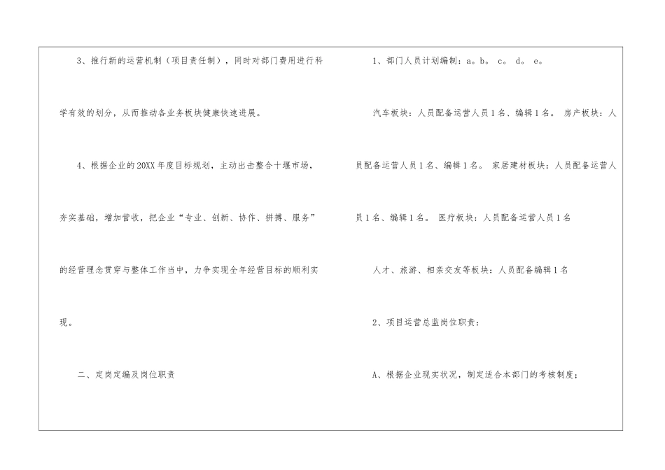 运营岗位工作计划_第2页