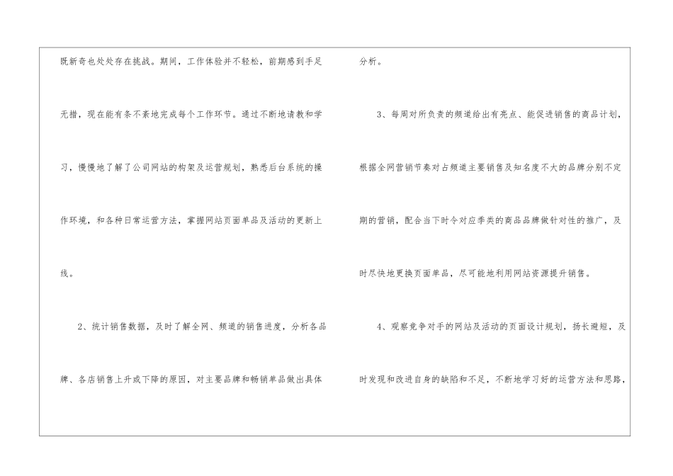 运营年度工作总结合集9篇_第2页