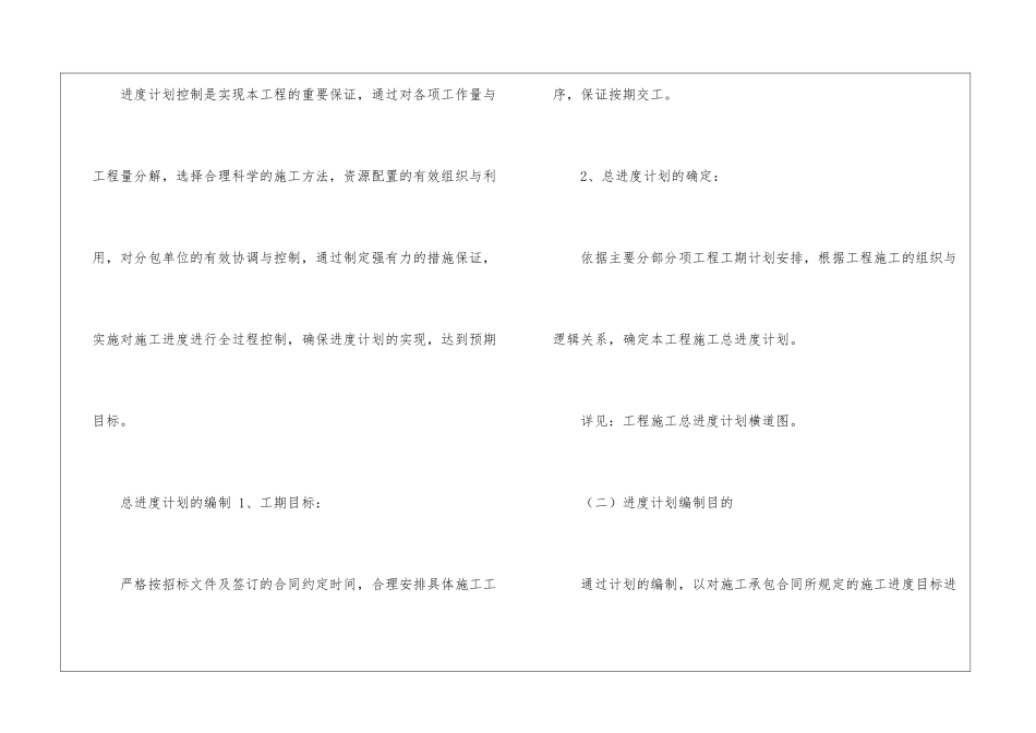 进度计划模板汇总六篇_第2页