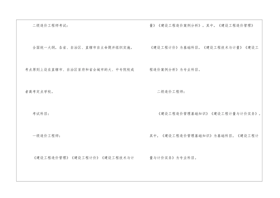 造价师的一级和二级有什么区别-1_第2页