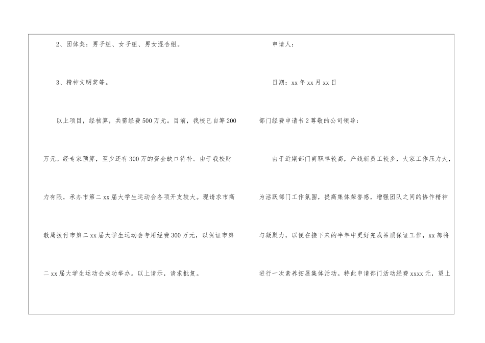 部门经费申请书_第3页