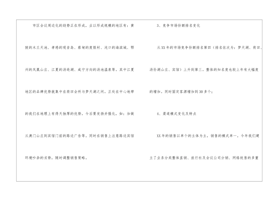 酒店市场部营销工作的年度总结_第2页
