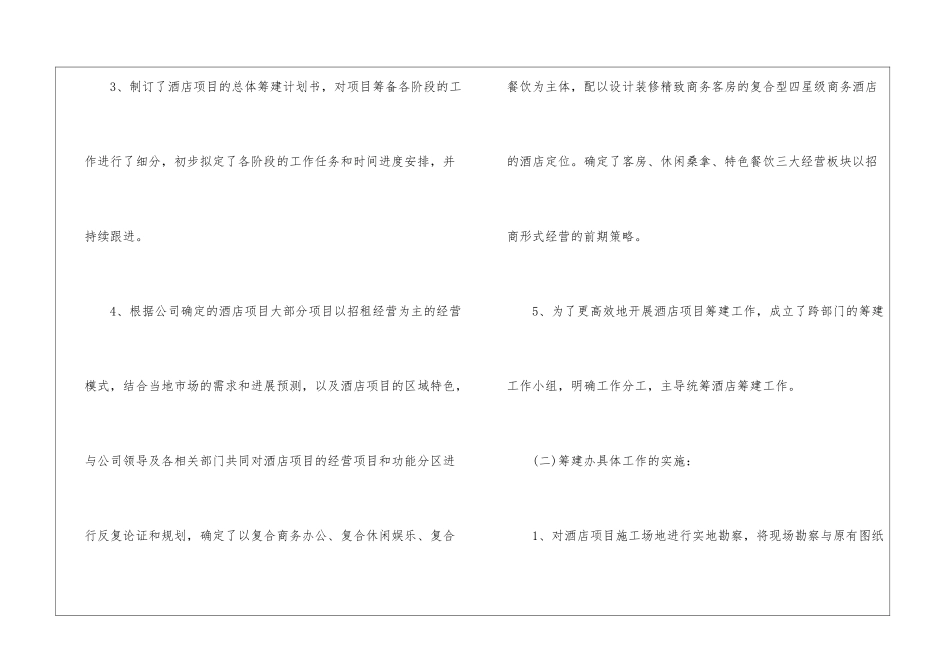 酒店筹备工作总结_第3页