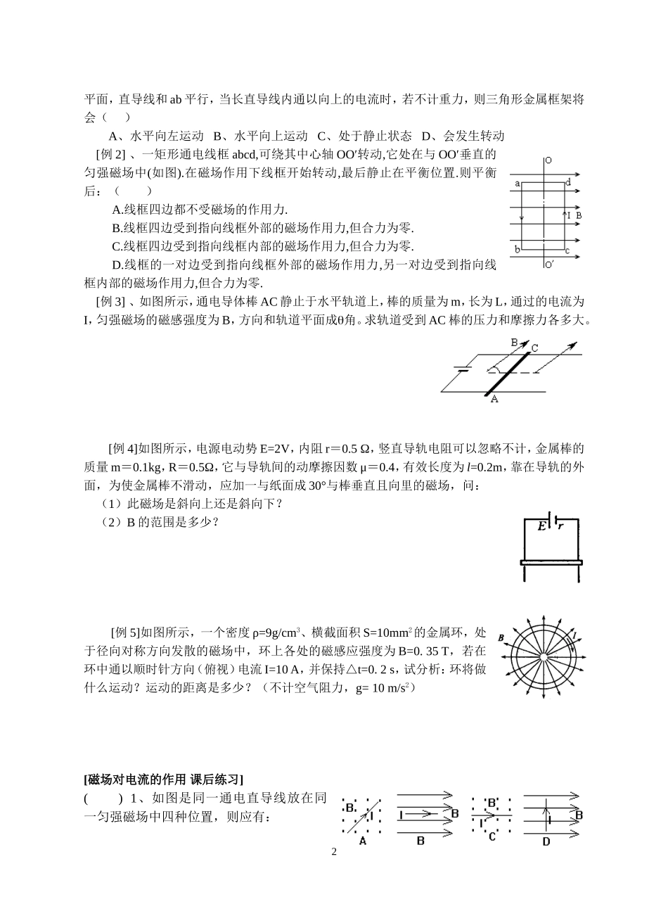 2磁场对电流的作用_第2页