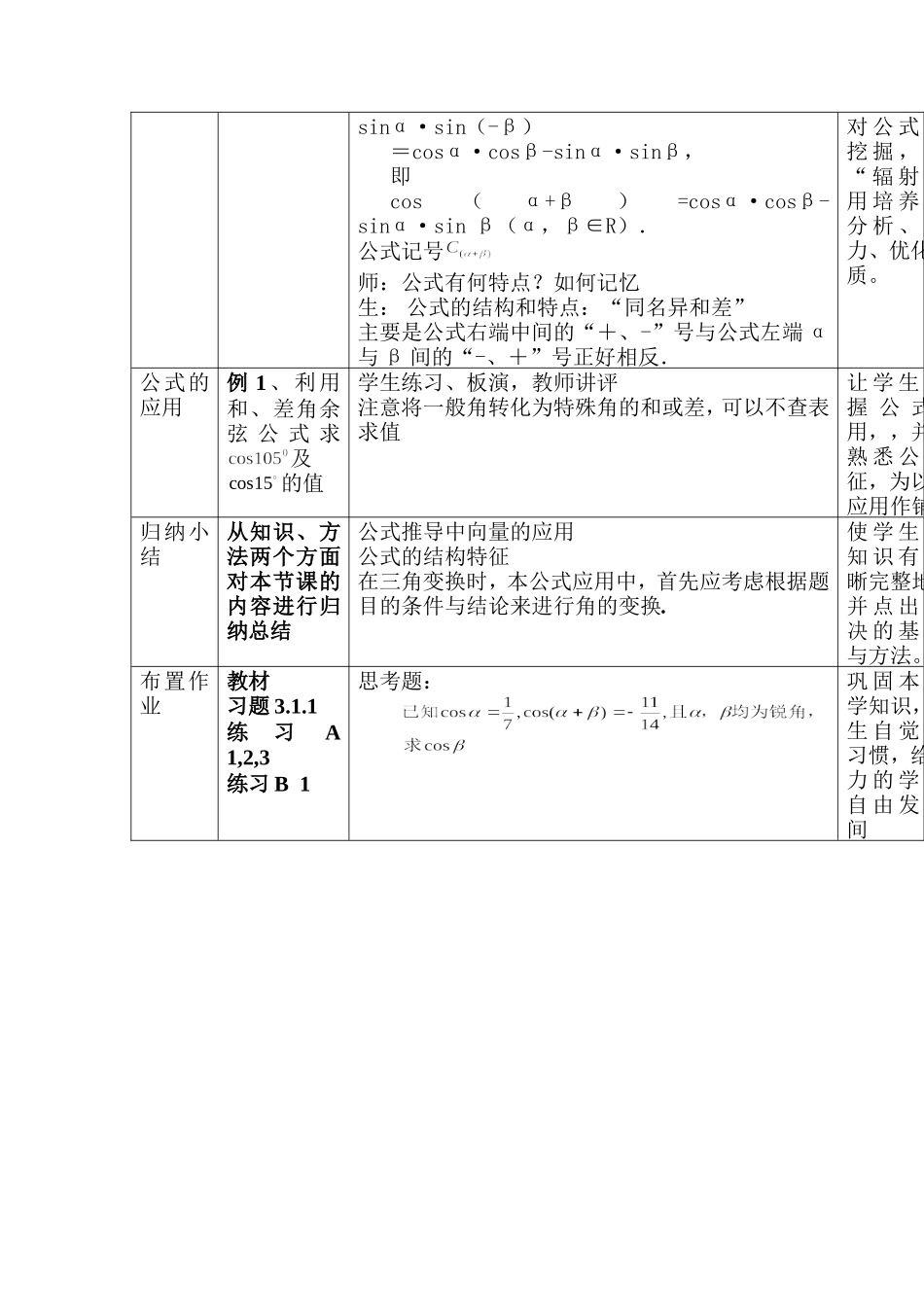 3.1.1两角和与差的余弦_第3页