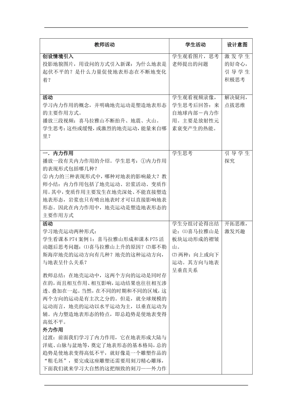 4.1营造地表形态的力量_第2页