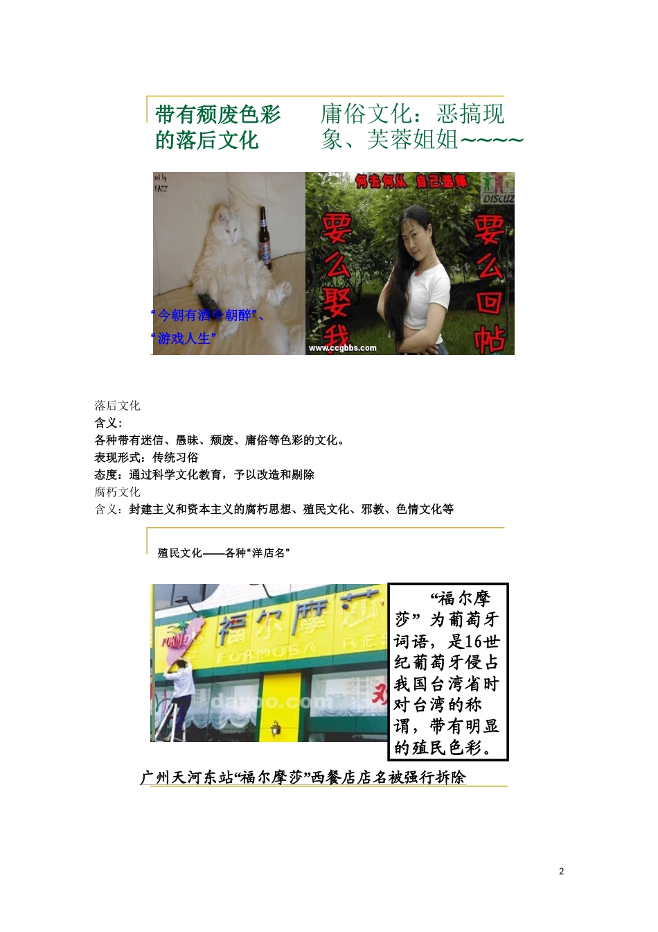 2015高中政治 第4单元 第8课 第2框 在文化生活中选择教材分析与导入设计2 新人教版必修3_第2页