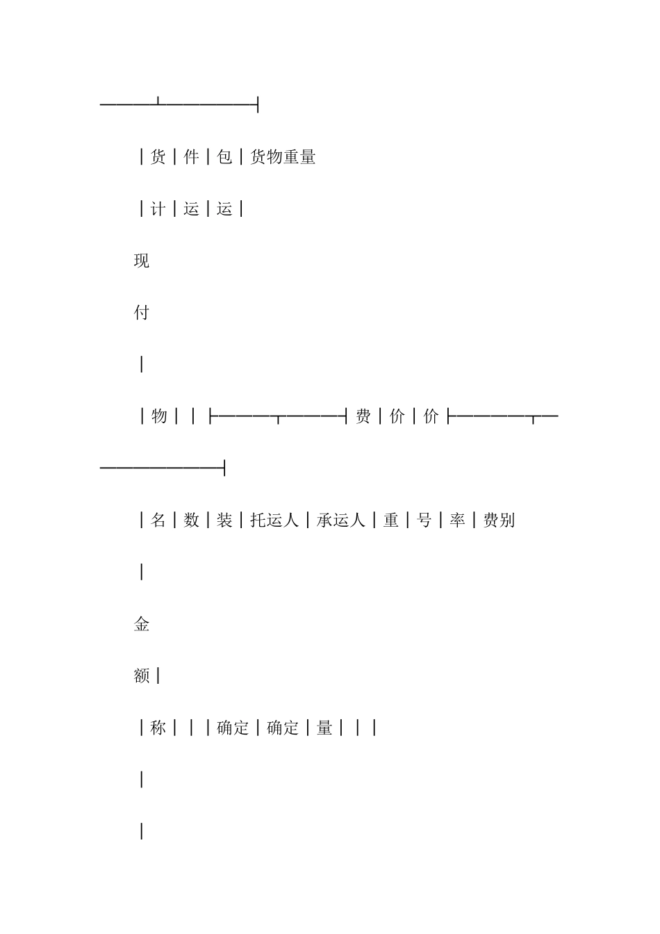 铁路货物运输单(合同范本)_第3页