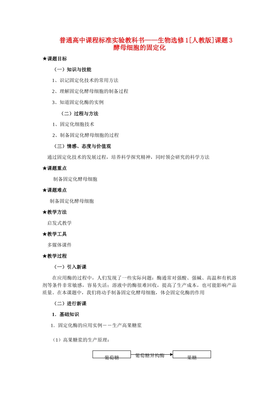 4.3 酵母细胞的固定化_第1页