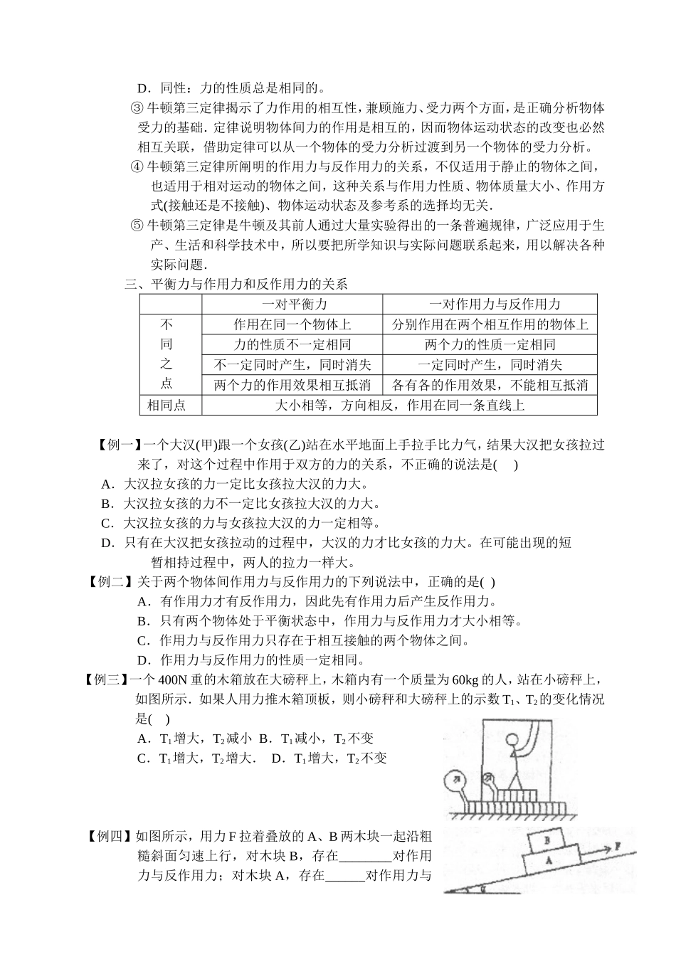 4.5牛顿第三定律_第2页