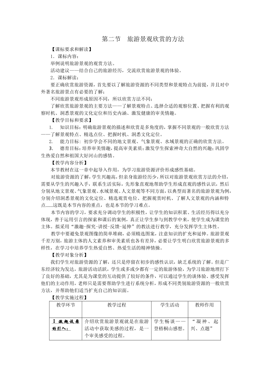 3.2旅游景观欣赏的方法_第1页