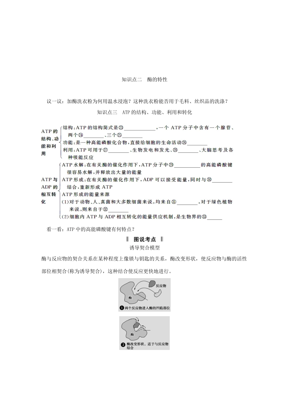 2015届高考生物一轮复习 3.1 降低化学反应活化能的酶教案（含解析）新人教版必修1_第2页