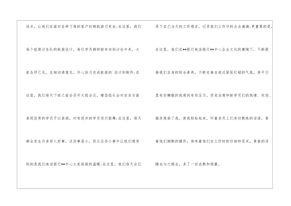 银行电话客服工作计划_第2页