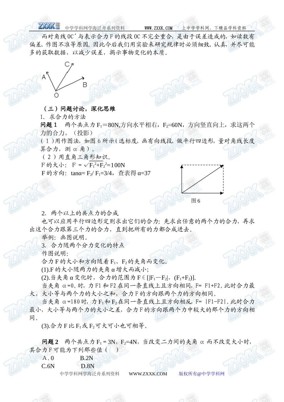 3.4力的合成3_第3页