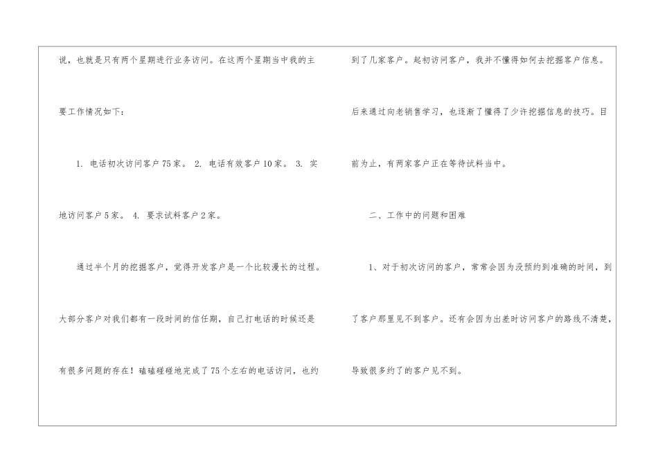 销售下月工作计划3篇_第2页