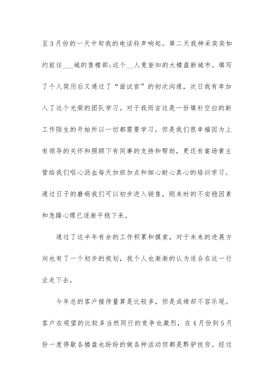 销售个人工作总结2024年3篇_第2页