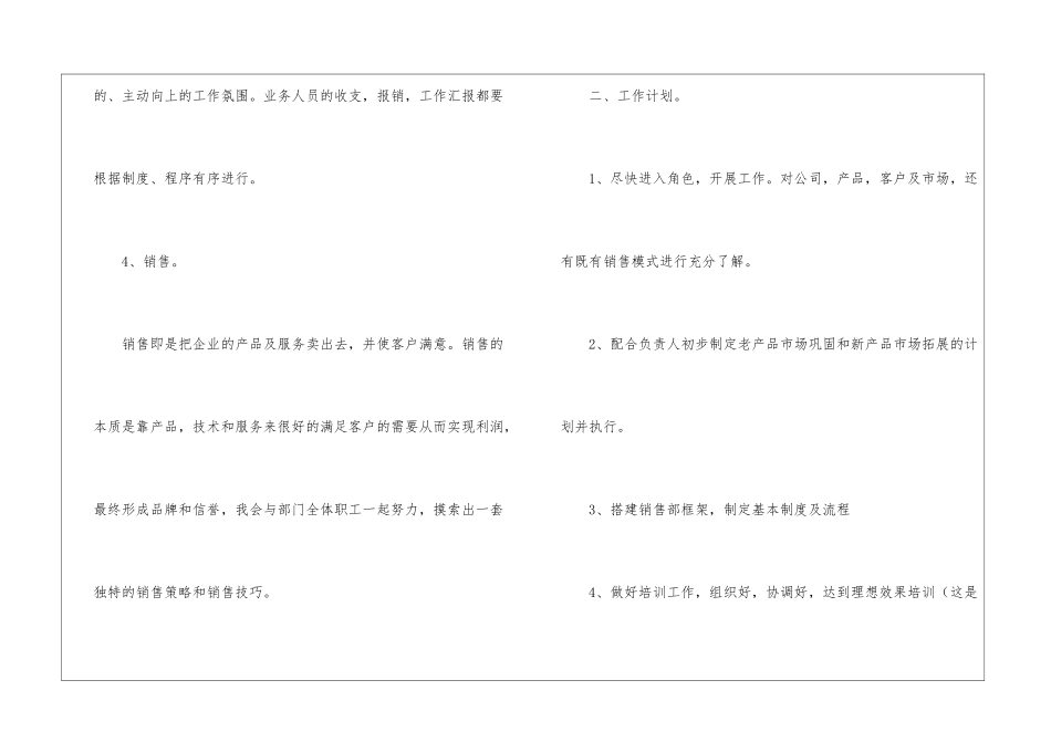 销售个人工作计划汇编15篇_第3页