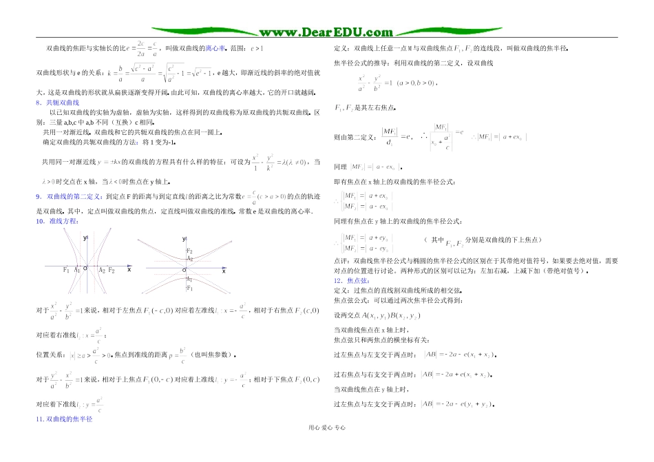8.4双曲线的简单几何性质（教师）_第2页