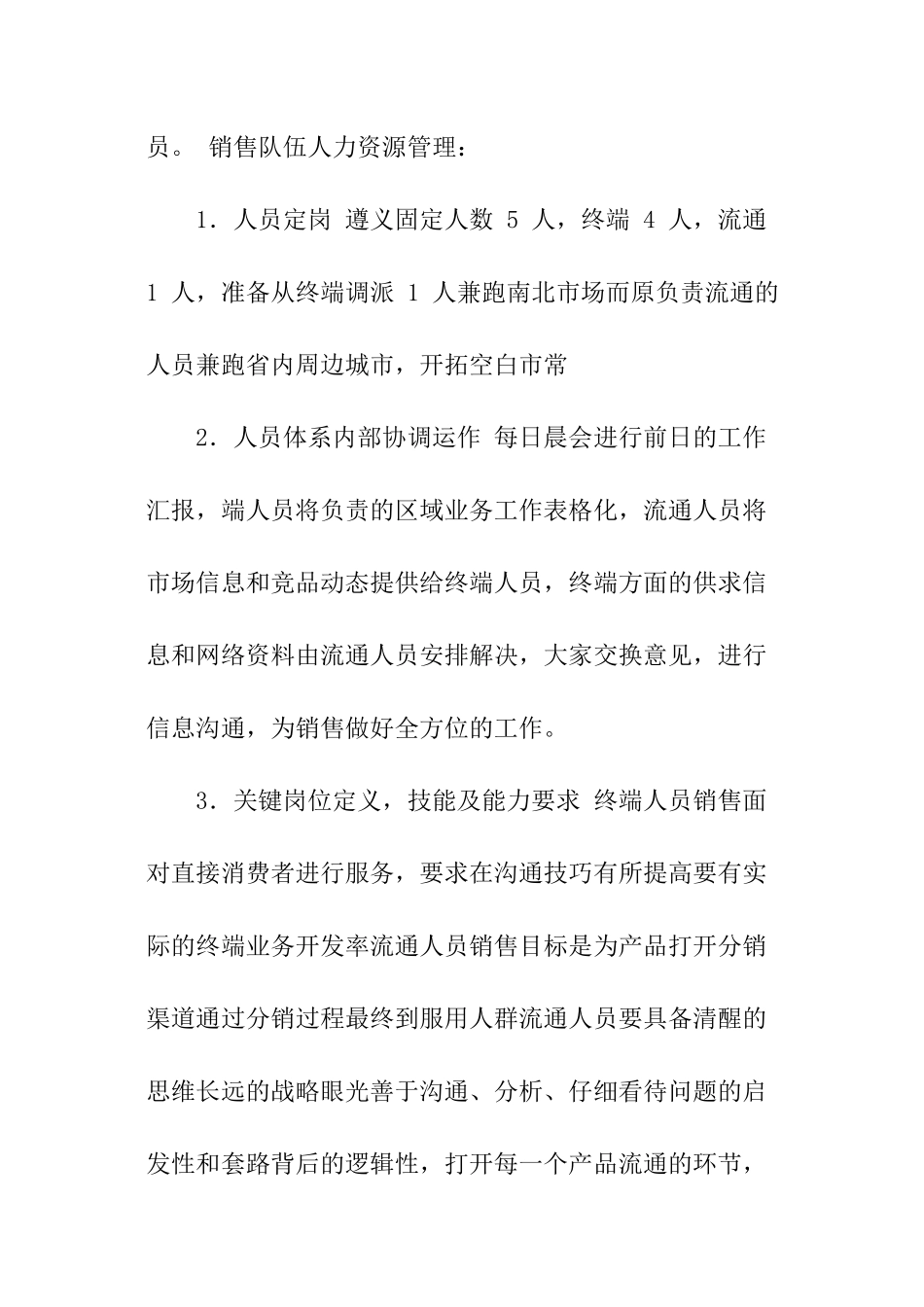 销售主管年度工作计划_第3页