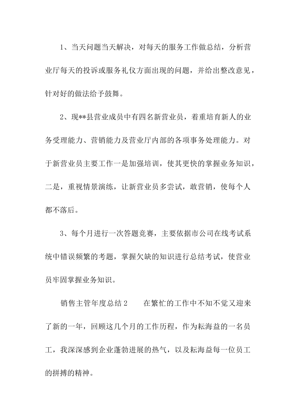 销售主管年度总结_第3页