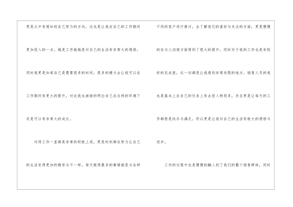 销售人员试用期转正工作总结10篇_第2页