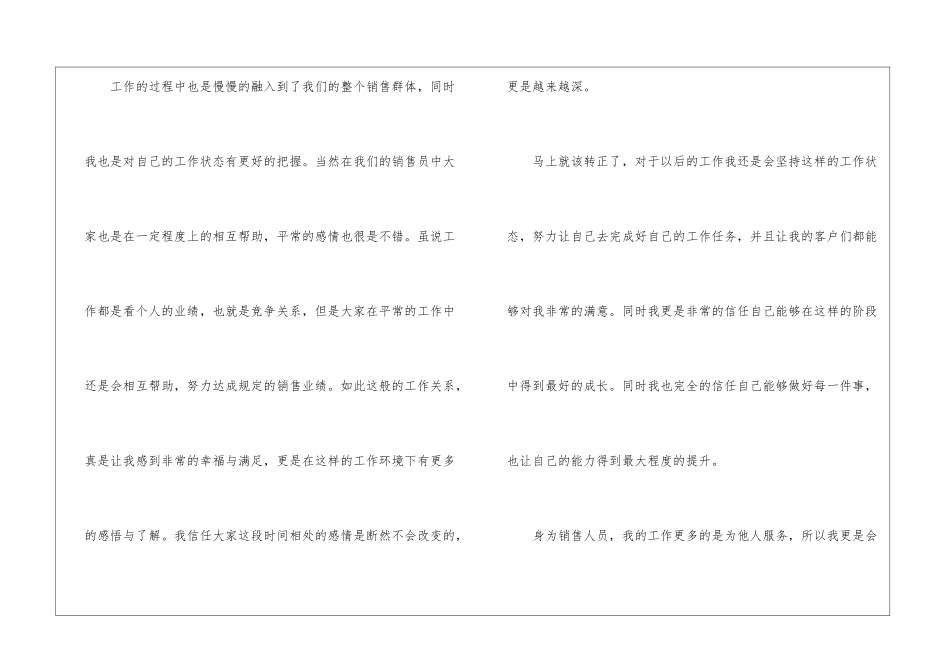 销售人员试用期转正工作总结7篇_第3页