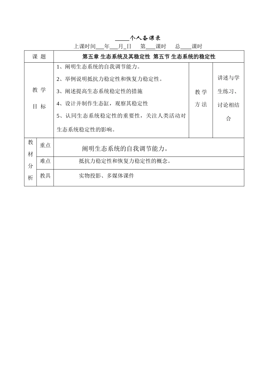 55生态系统的稳定性_第1页