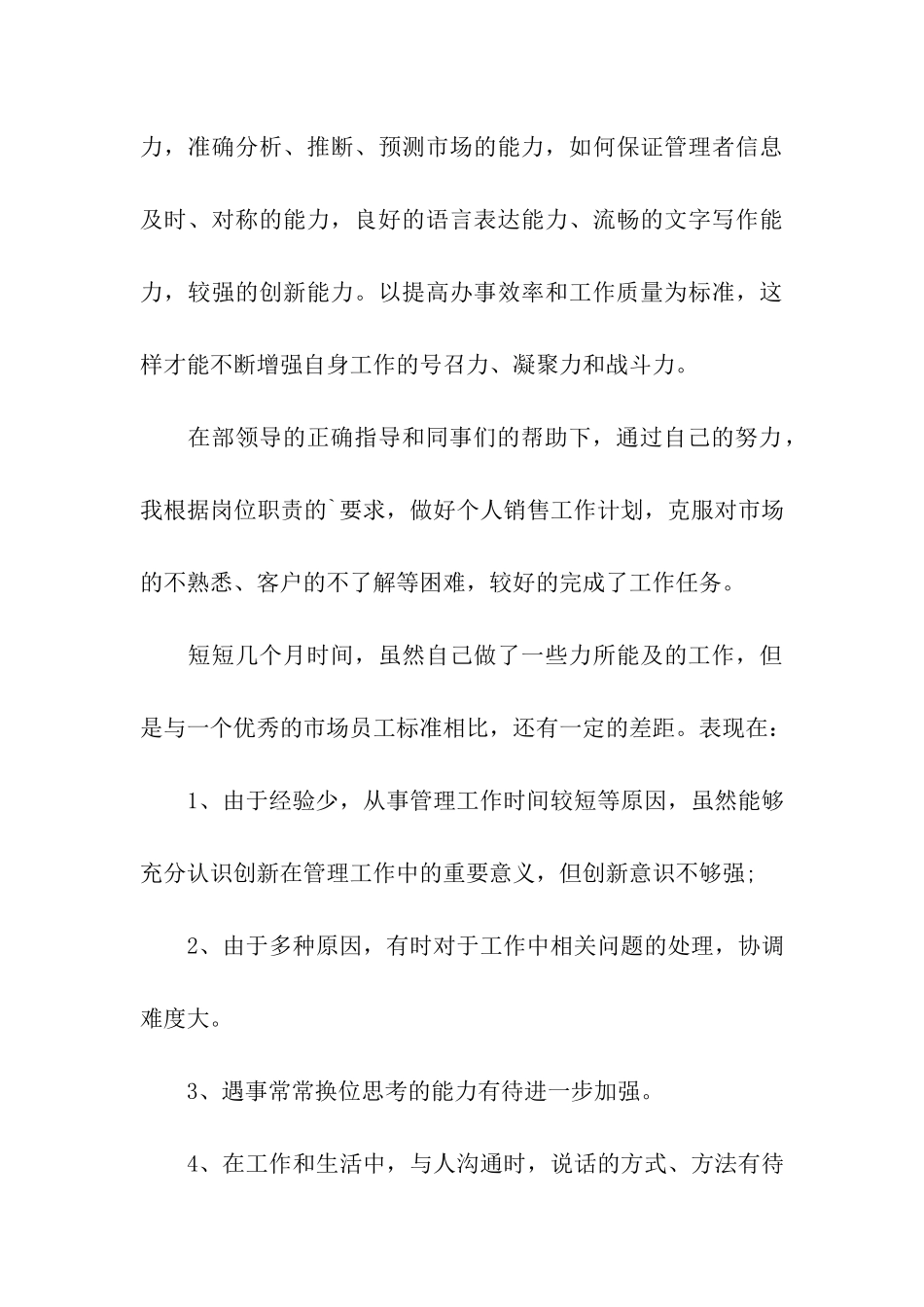 销售代表个人年终总结_第3页
