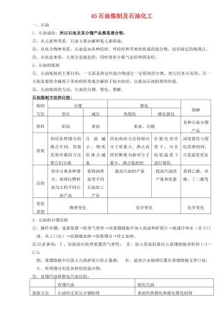45石油分馏