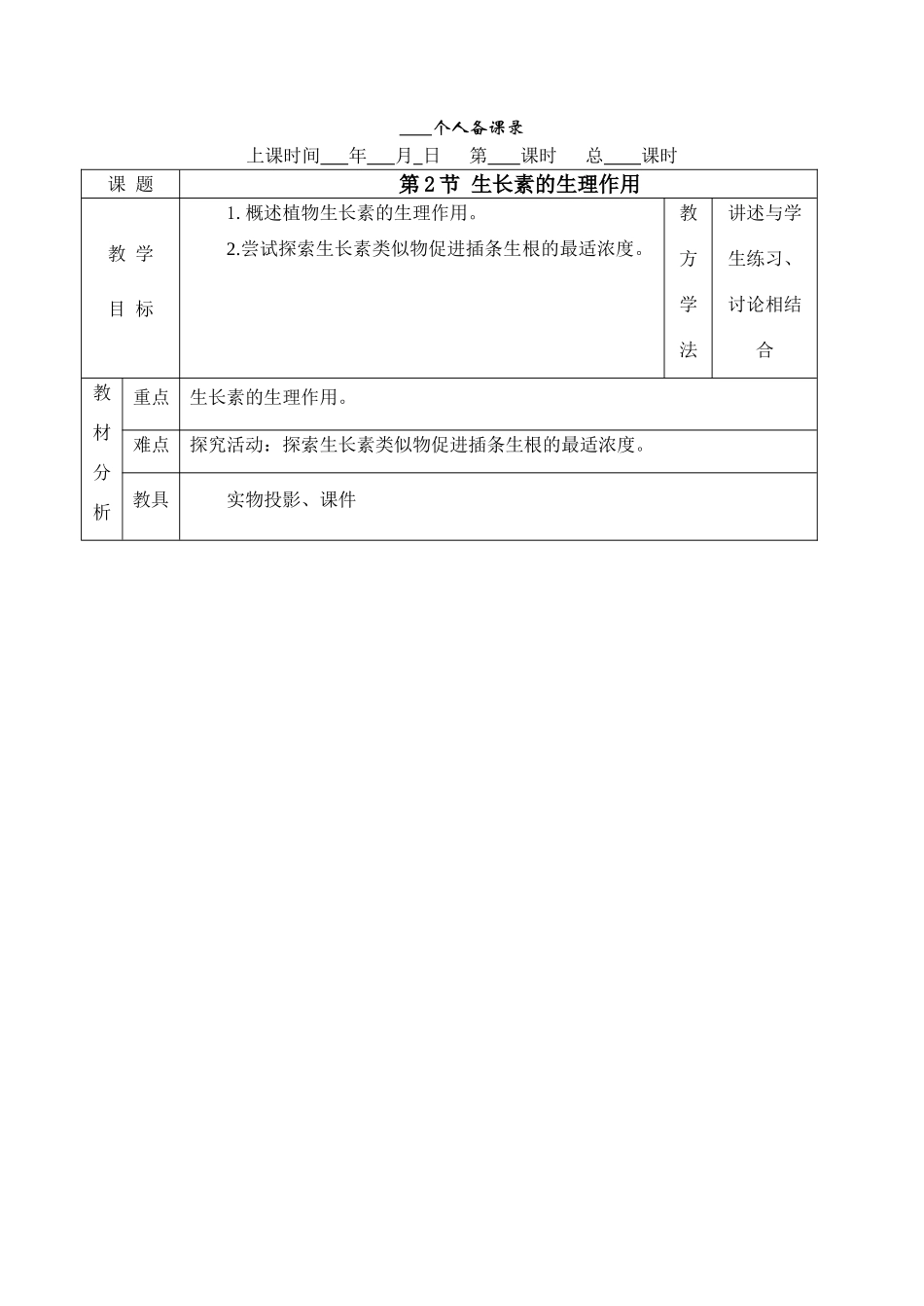 32生长素的生理作用_第1页