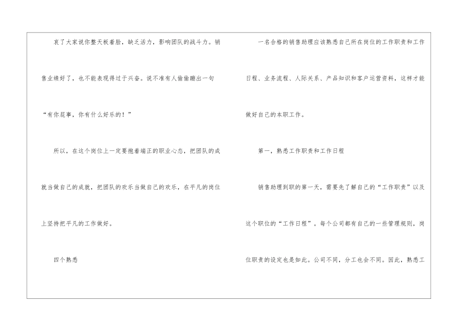 销售助理工作总结集锦15篇_第3页