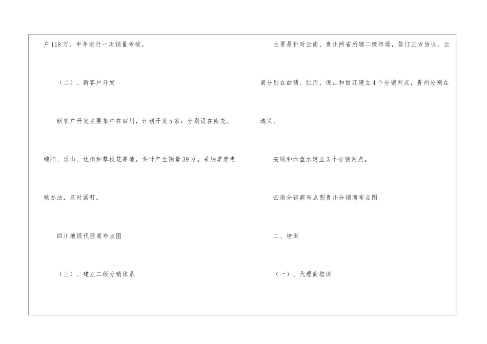 销售区域经理计划书_第2页