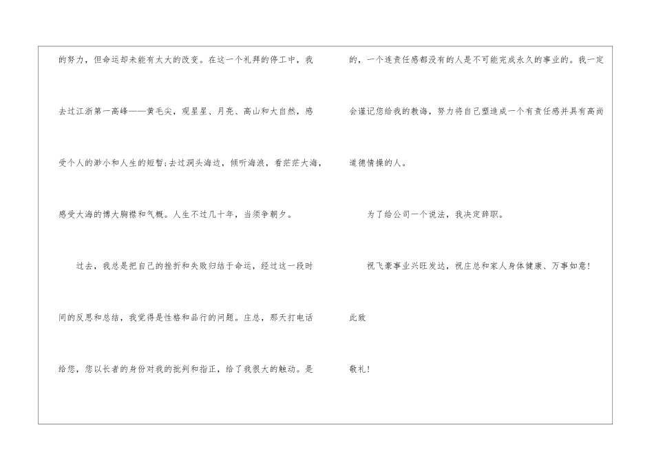 销售员个人辞职申请书_第2页