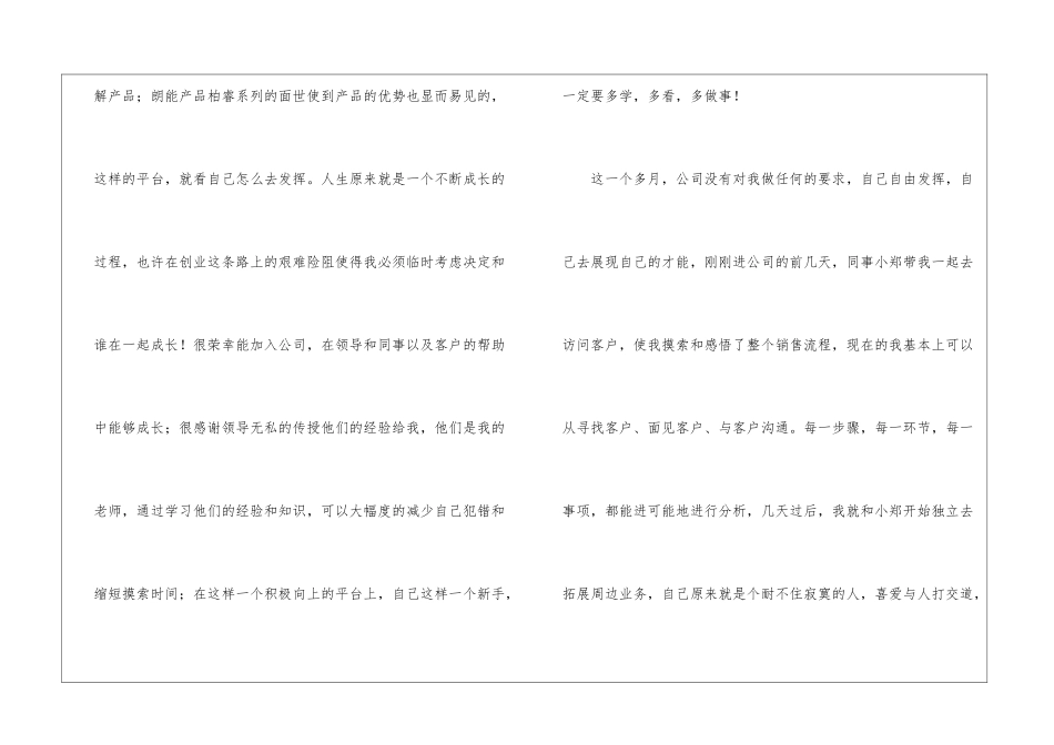 销售员月度工作总结_第2页