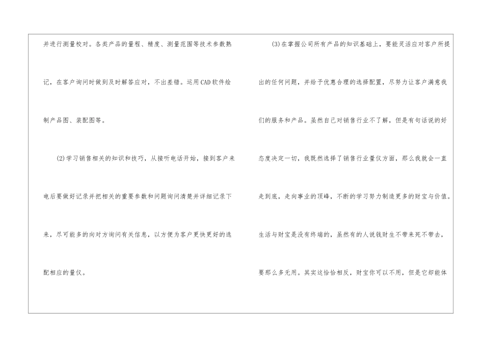 销售员试用期个人工作计划_第2页