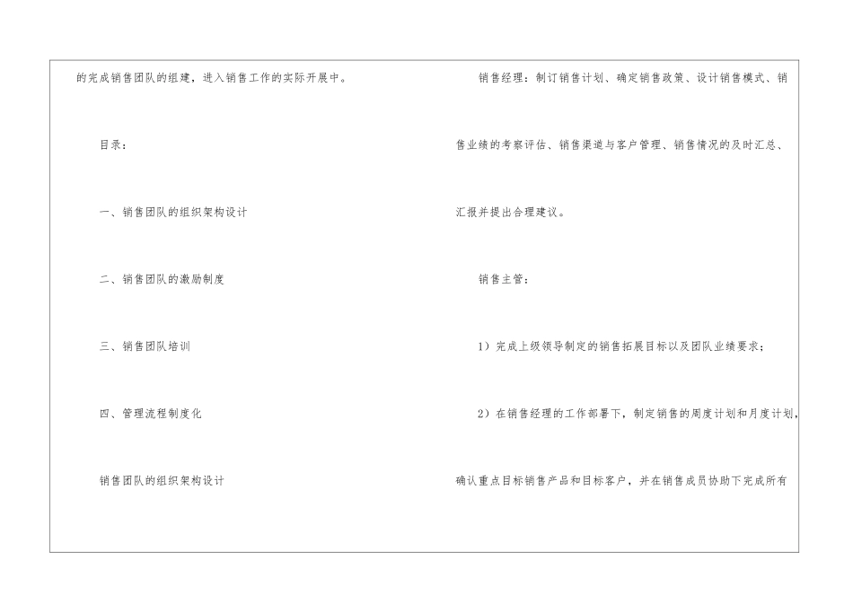 销售团队工作计划_第2页
