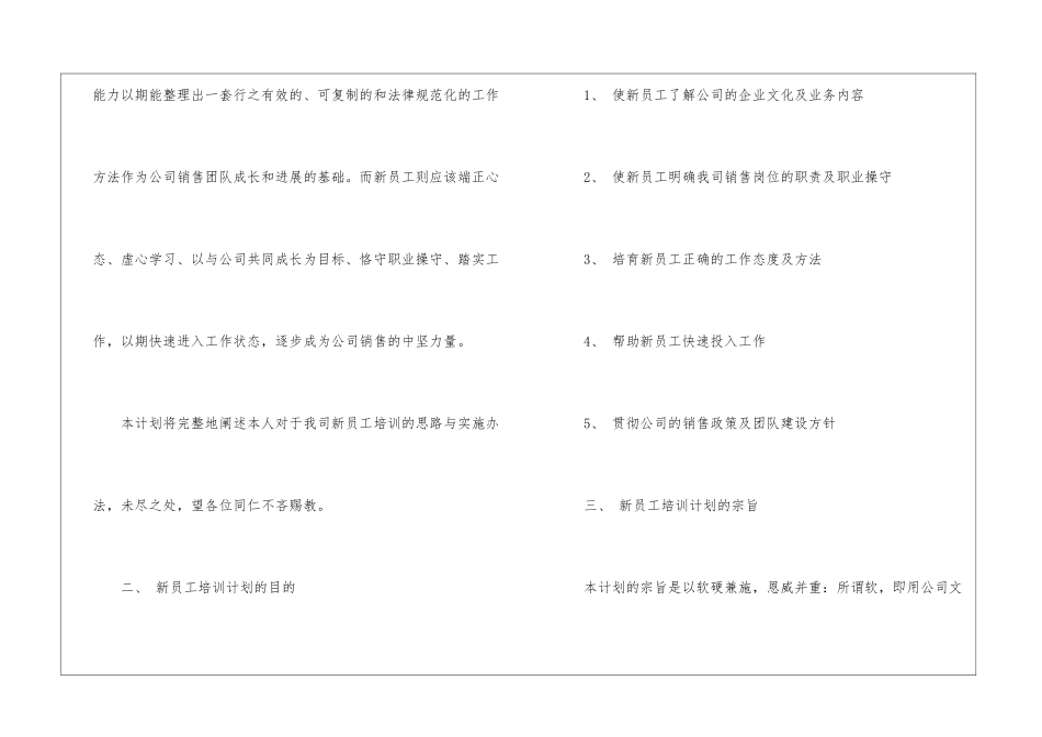 销售培训计划集锦15篇_第2页