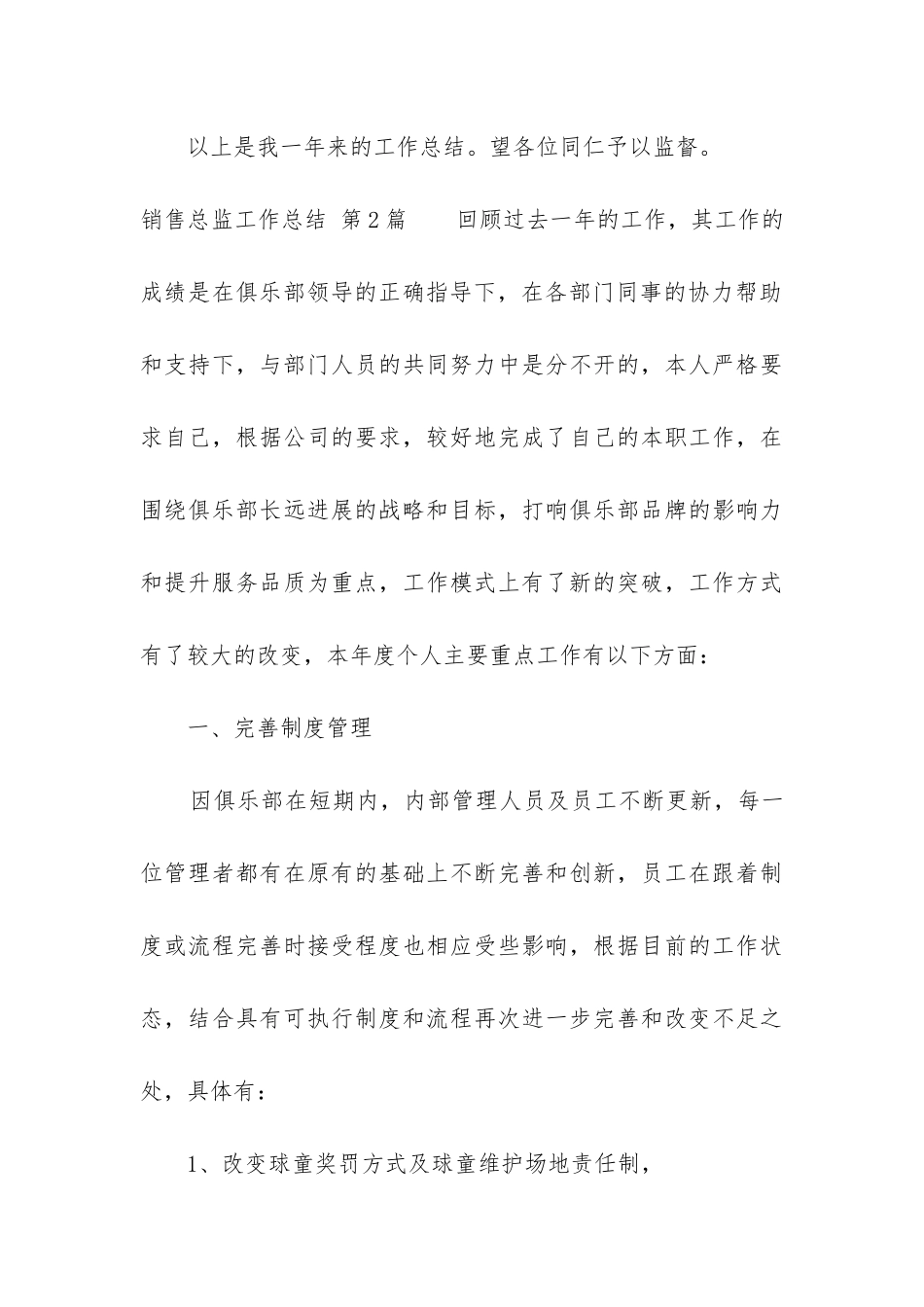 销售总监工作总结(推荐6篇)_第3页