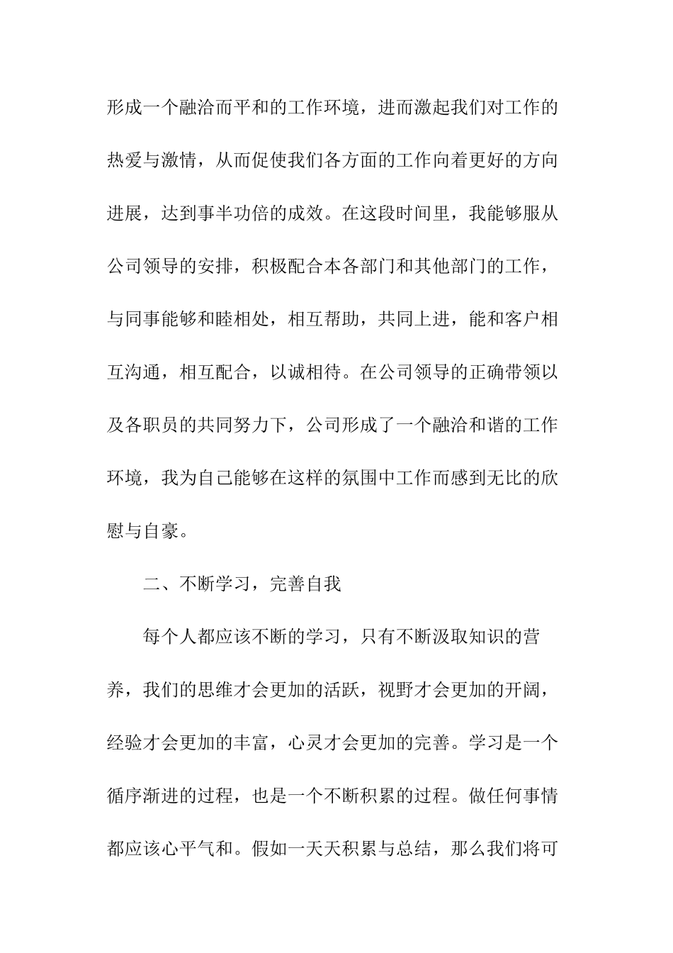 销售支持的工作总结_第3页
