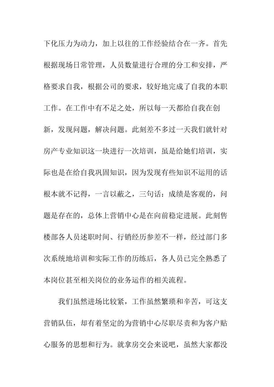 销售述职工作报告_第2页